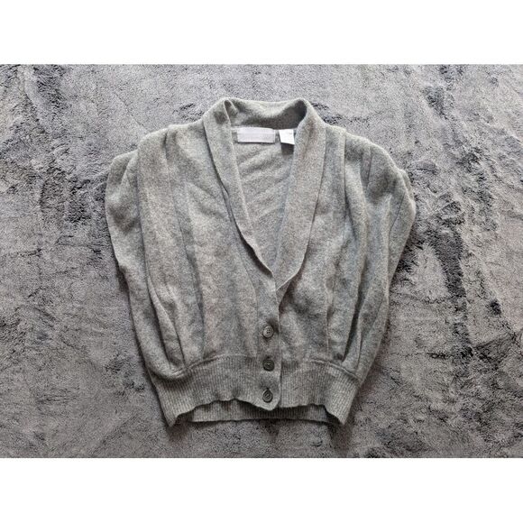 Evan Picone Sweaters - Evan Picone 3 Button Lambwool Cardigan Women's Size Small Gray